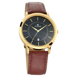 Titan Quartz Analog with Date Watch for Men - 1825YL01 - KRISHNA WATCH COMPANY