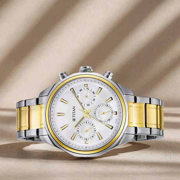 Titan Regalia Opulent Multifunction Watch For Men nu1829bm01