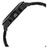 Titan Quartz Multifunction Black Dial Stainless Steel Strap Watch for Men 1829NM02