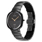 Titan Edge Squircle Black Dial Ceramic Strap Watch 1841NC01