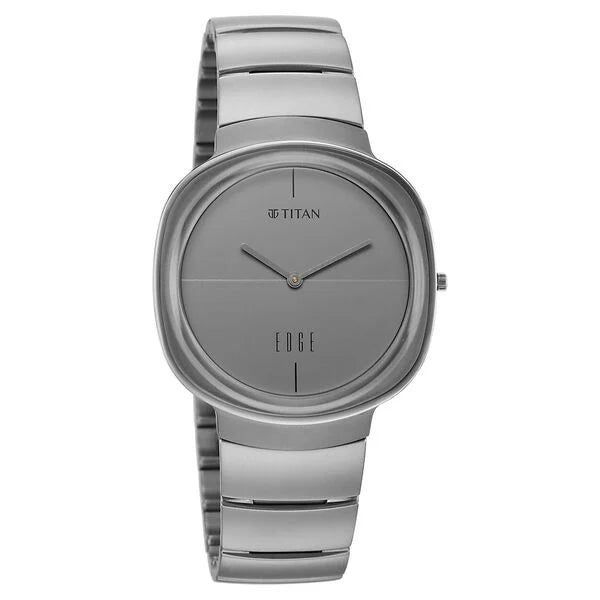 Titan Edge Squircle Titanium Grade 5 Quartz Analog Watch For Men 1841tm01