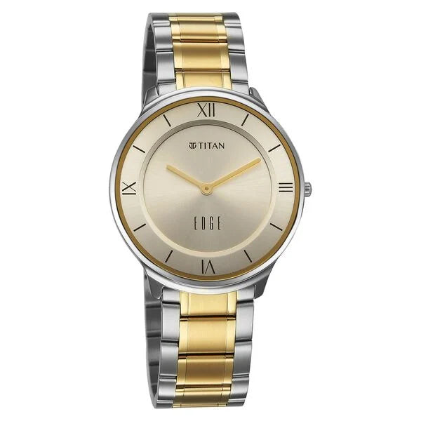 Titan Edge Gleam Quartz Analog Watch For Men - 1843BM01 - KRISHNA WATCH COMPANY