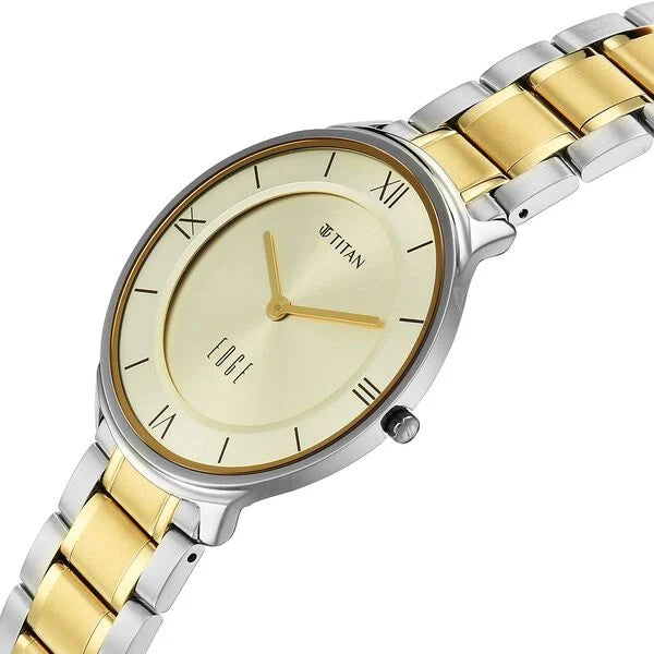 Titan Edge Gleam Quartz Analog Watch For Men - 1843BM01 - KRISHNA WATCH COMPANY