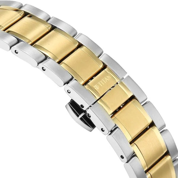 Titan Edge Gleam Quartz Analog Watch For Men - 1843BM01 - KRISHNA WATCH COMPANY