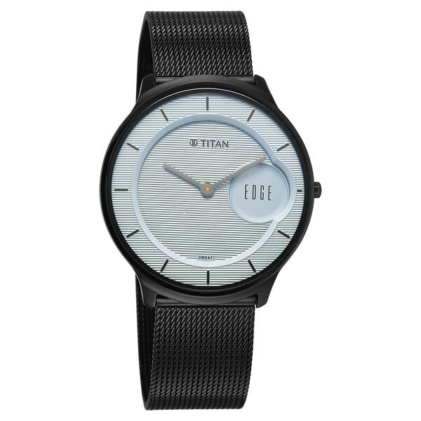 Titan Edge Murals Analog Grey Dial Watch For Men 1843nm04