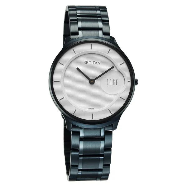 Titan Edge Murals Analog White Dial Watch For Men 1843qm04 - KRISHNA WATCH COMPANY
