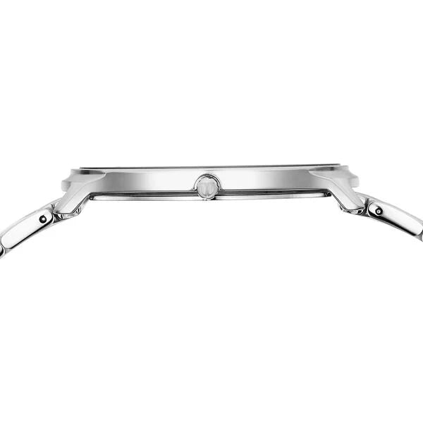 Titan Edge Murals Quartz Analog Blue Dial Stainless Steel Strap Watch For Men 1843sm03