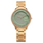 Titan Edge Murals Quartz Analog Green Dial Stainless Steel Strap Watch For Men 1843wm02