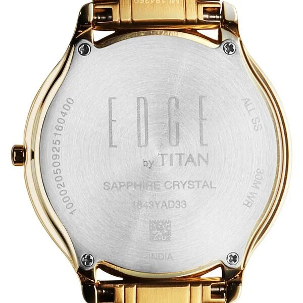 Titan Edge Gleam Quartz Analog Watch For Men 1843ym05 - KRISHNA WATCH COMPANY