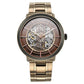 Titan Quartet Brown Dial Automatic Stainless Steel Strap Watch for Men 1848km05