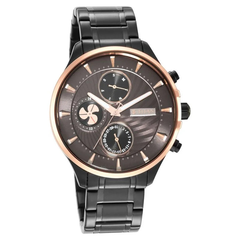 Titan Maritime Multifunction watch for Men - 1873KM01 - KRISHNA WATCH COMPANY