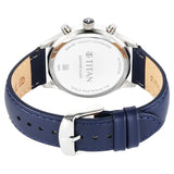 Titan Sapphire Quartz Multifunction Silver Dial Watch for Men - 1874SL04 - KRISHNA WATCH COMPANY
