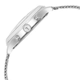 Titan Sapphire Quartz Multifunction White Dial Stainless Steel Strap Watch for Men 1874sm01