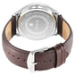 TITAN Quartet Silver Dial Leather Strap Watch 1890SL01