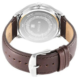 TITAN Quartet Silver Dial Leather Strap Watch 1890SL01 - KRISHNA WATCH COMPANY