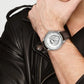 TITAN Quartet Silver Dial Leather Strap Watch 1890SL01