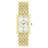 TITAN White Dial Golden Stainless Steel Strap Watch 1927YM04