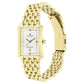 TITAN White Dial Golden Stainless Steel Strap Watch 1927YM04