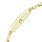 TITAN White Dial Golden Stainless Steel Strap Watch 1927YM04