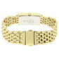 TITAN White Dial Golden Stainless Steel Strap Watch 1927YM04