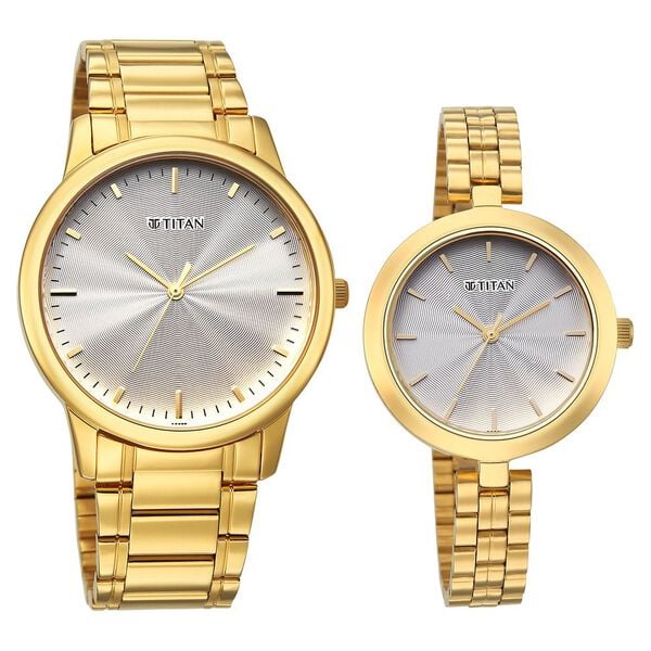 Titan Bandhan Eternal Pair Watch for Couples 19692969ym01 - KRISHNA WATCH COMPANY