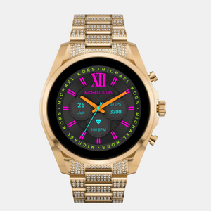 Gen 6 Bradshaw Pavé Gold-Tone Smartwatch MKT5136 - KRISHNA WATCH COMPANY