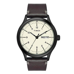 Timex Fashion Men's Beige Dial Round Case Day Date Function Watch -TWEG19702 - KRISHNA WATCH COMPANY