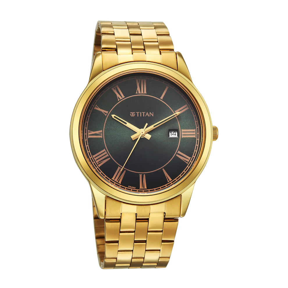 Titan Karishma Festive 3.0 Analog Watch For Men 10060YM05 - KRISHNA WATCH COMPANY