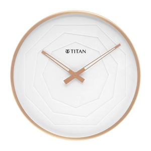 Titan WALL Clock with Multi-layered White Dial - W0078MA02 - KRISHNA WATCH COMPANY