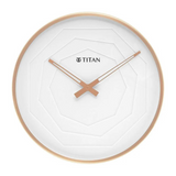 Titan WALL Clock with Multi-layered White Dial - W0078MA02 - KRISHNA WATCH COMPANY