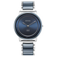 Titan Edge Fusion Quartz Analog Blue Dial Blue Steel & Ceramic Strap Watch for Men 1878KD02