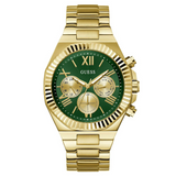 Guess Gold Equity Green link Watch - GW0703G2