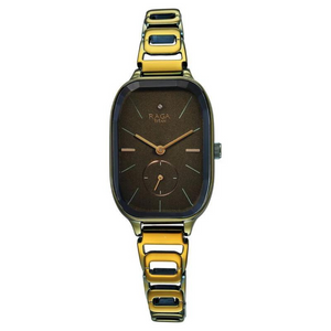 Titan Raga Chic Quartz Analog Green Dial Green Metal Strap Watch for Women 2687QM01 - KRISHNA WATCH COMPANY