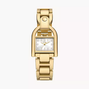 FOSSIL Harwell Three-Hand Gold-Tone Stainless Steel Watch ES5327 - KRISHNA WATCH COMPANY