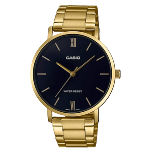 Casio Enticer Men Analog Black Dial Watch MTP-VT01G-1B2UDF - A1817 - KRISHNA WATCH COMPANY