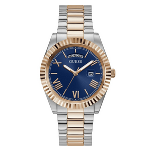 Guess Men's Wristwatch Connoisseur Stainless Steel Bicolour - GW0265G12 - KRISHNA WATCH COMPANY