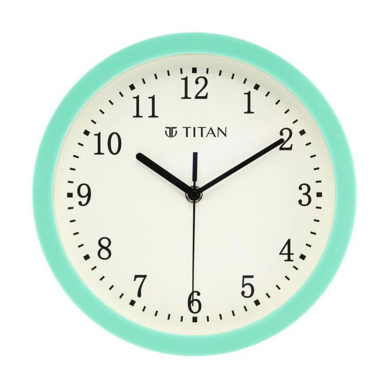 Contemporary Green Wall Clock with Silent Sweep Technology - W0060PA01A