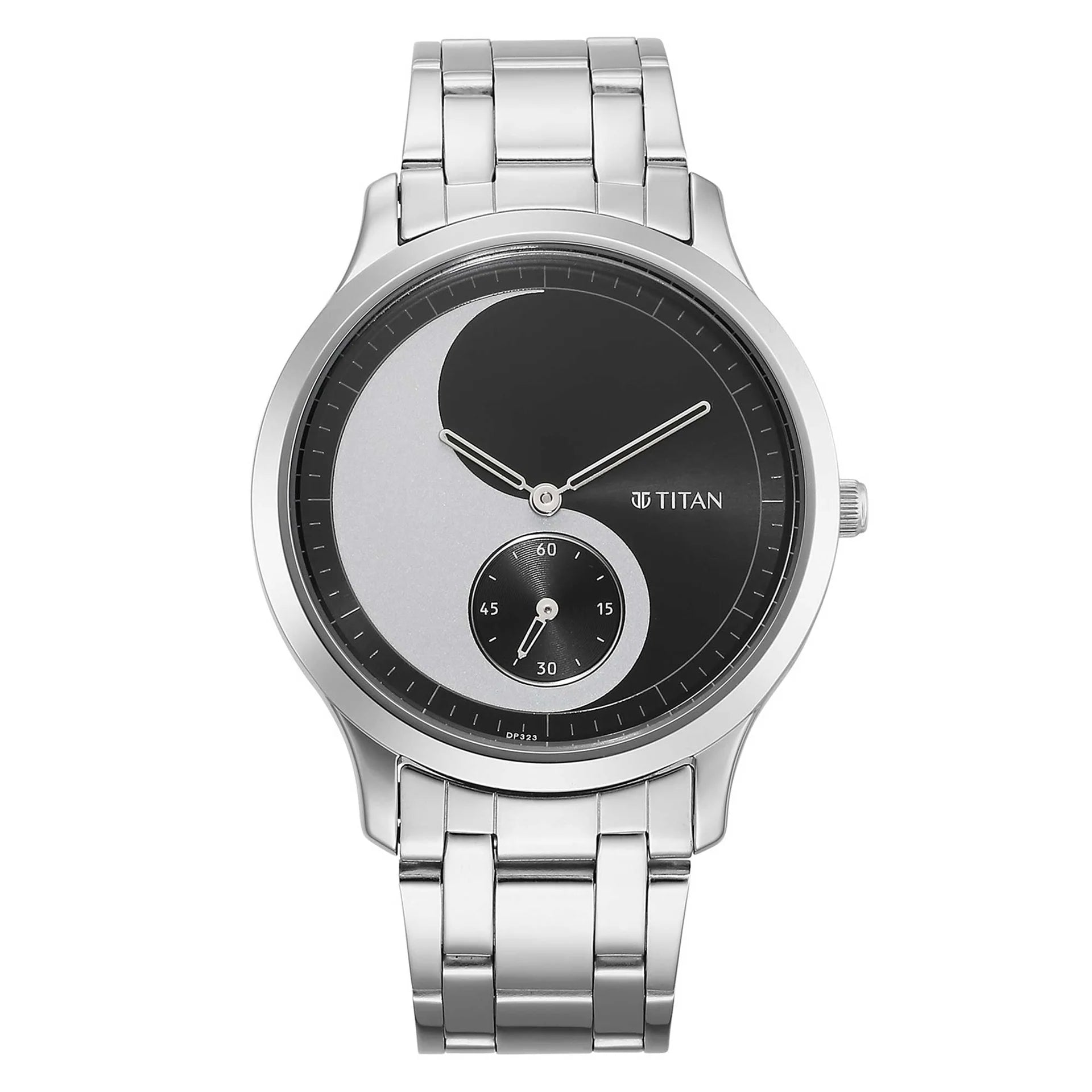 Titan Yin & Yang Black Dial Analog Watch for Men 1825SM02