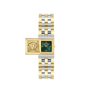Versace Green Round Dial Analog Women Watch - VE0C00125 - KRISHNA WATCH COMPANY