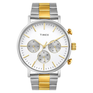 Timex Men Warm Silver Round Multifunction Dial Watch- TWEG20026 - KRISHNA WATCH COMPANY
