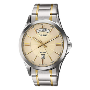 Casio Enticer Analog Gold Dial Men MTP-1381HG-9AVIF (A1770) - KRISHNA WATCH COMPANY
