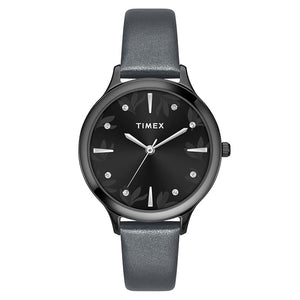 TIMEX Women Black Round Dial Analog Watch - TWTL12109 - KRISHNA WATCH COMPANY