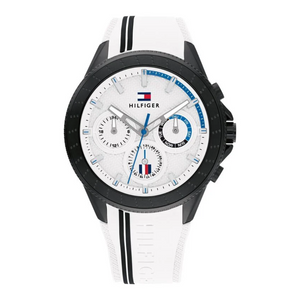 Tommy Hilfiger White Dial Quartz Multifunction Watch for Men 1791862 - KRISHNA WATCH COMPANY