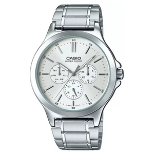 ENTICER MEN MTP-V300HD-7AUIF - A1892 Silver Multi-Dial - Men's Watch - KRISHNA WATCH COMPANY