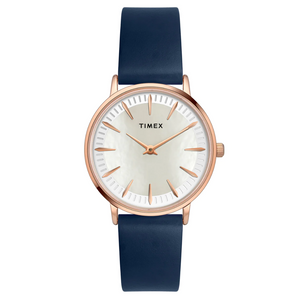 Timex Fashion Women's Mother Of Pearl Dial Round Case 2 Hands Function Watch -TWEL15605 - KRISHNA WATCH COMPANY