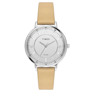 TIMEX Women Silver Round Dial Analog Watch - TWEL15817 - KRISHNA WATCH COMPANY