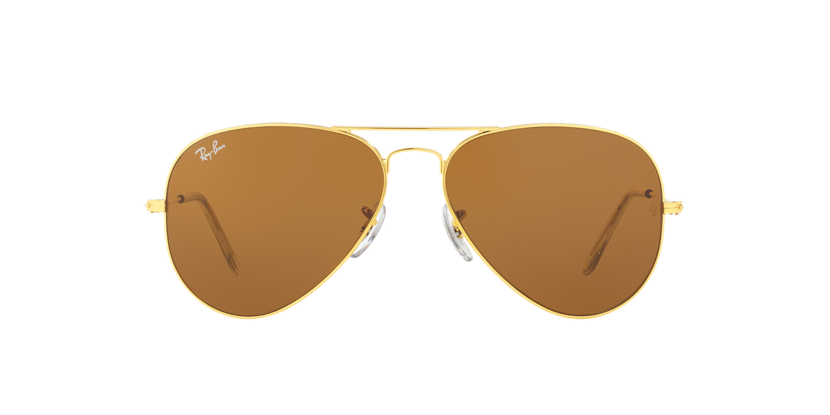 Ray-Ban Unisex UV Protected Brown Lens Pilot Sunglasses - 0RB3025I L9797 58
