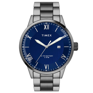 Timex Men Analaog Blue Round Brass Dial Watch- TWEG19920 - KRISHNA WATCH COMPANY