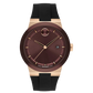 Movado Bold Men Quartz Cherry Dial Analog Silicone Watch 3601214