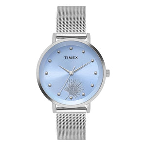 Timex Blue Dial Women's Watch - TWEL12922 - KRISHNA WATCH COMPANY